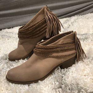 BCBG Bohemian booties